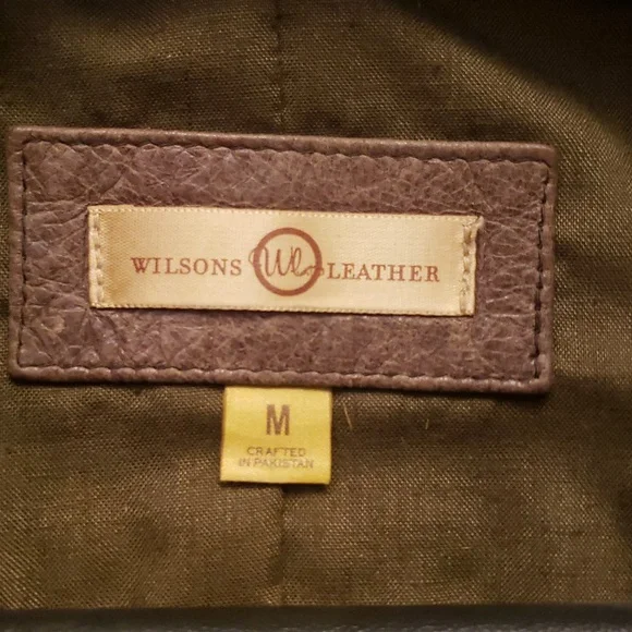 Wilson's Leather Olive Jacket - Picture 3 of 5